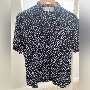 Floral button down shirt